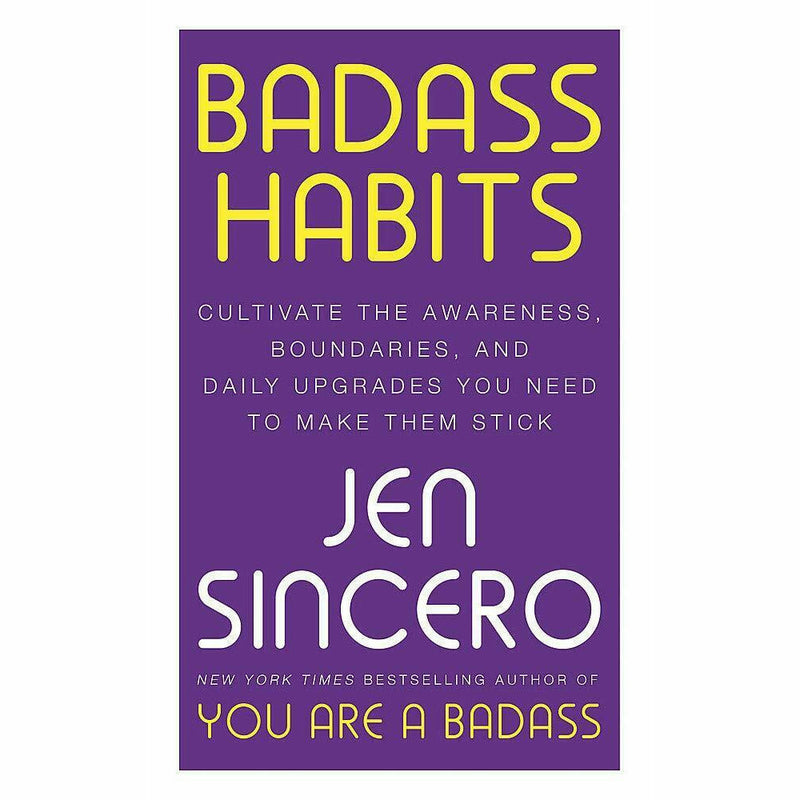 Jen Sincero 2 Books Collection Set Badass Habits,You Are a Badass Every NEW - The Book Bundle