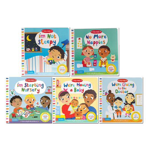 Campbell Big Steps Series 1-5 Books Collection Set - The Book Bundle