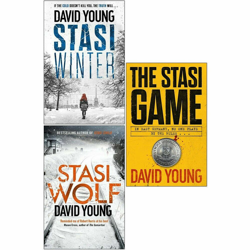 David Young 3 Books Collection Set [Stasi Winter, Stasi Wolf, Stasi Game] - The Book Bundle