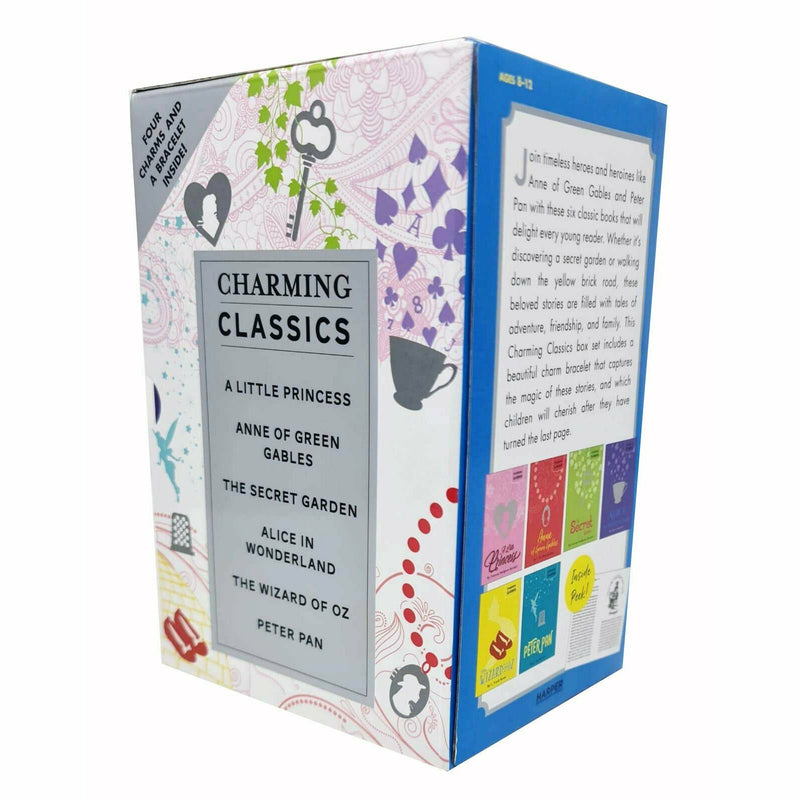 Charming Classics 7 Books Collection Set Alice in wonderland, A Little princess - The Book Bundle
