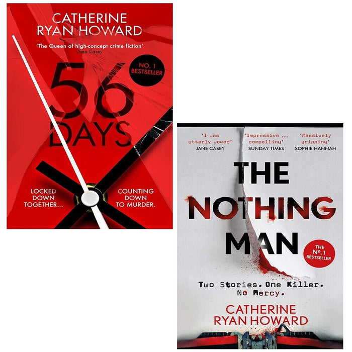 Catherine Ryan Howard Collection 2 Books Set Nothing Man, 56 Days Paperback - The Book Bundle