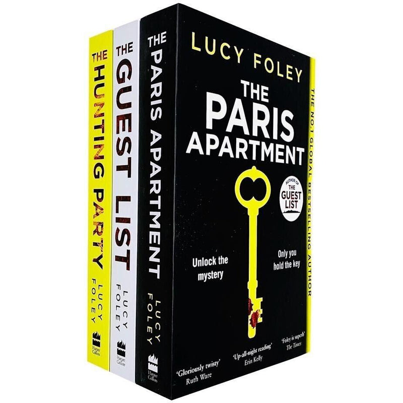 Lucy Foley Collection 3 Books Set The Paris Apartment, Hunting Party, Guest List - The Book Bundle