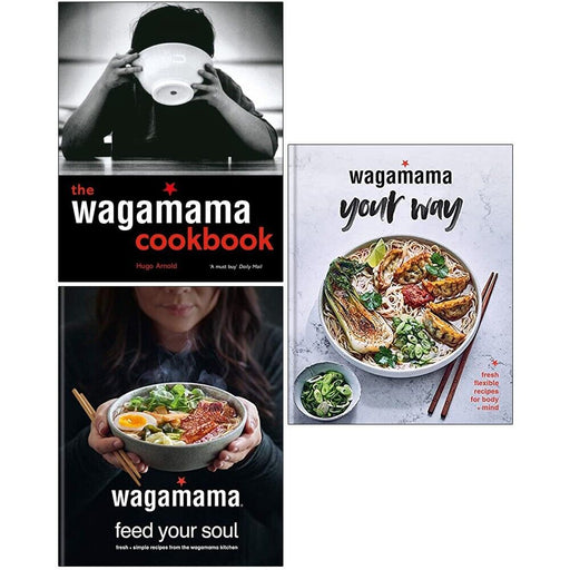 Wagamama 3 Books Collection Set By Hugo Arnold(The Wagamama Cookbook) NEW - The Book Bundle