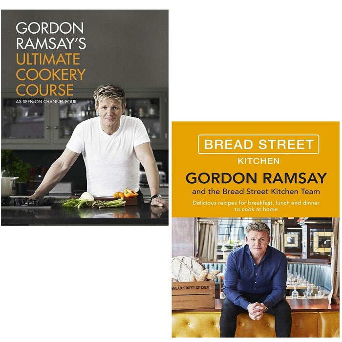 Gordon Ramsay Collection 2 Books Set Bread Street Kitchen,Ultimate Cookery Cours - The Book Bundle