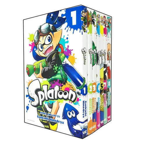 Sankichi Hinodeya 7 Books Collection(Splatoon 1,2,3,4,5,7,8) - The Book Bundle