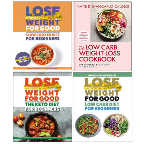 Low Carb Weight-Loss, Slow Cooker Diet,Keto Diet, Low Carb Diet 4 Books Set - The Book Bundle