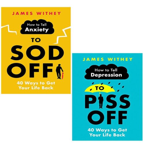 James Withey Collection 2 Books Set (How To Tell Depression to Piss Off) - The Book Bundle