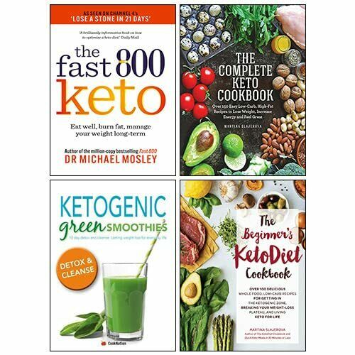 Fast 800 Keto, Complete Keto, Ketogenic,Beginner's Keto Diet 4 Books Set - The Book Bundle