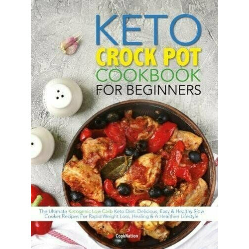 Fast 800 Keto,KetoDiet Cookbook,Keto Crock Pot Cookbook 3 Books Collection Set - The Book Bundle