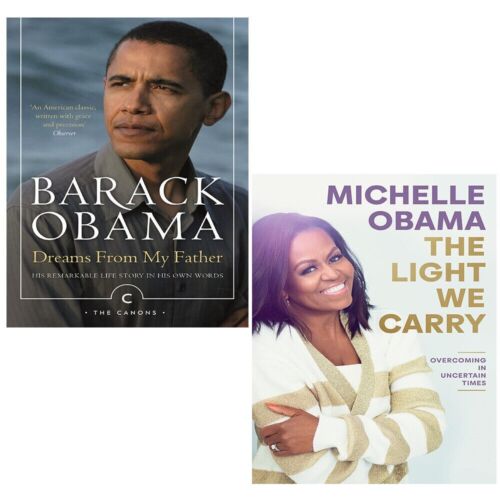 The Light We Carry [Hardcover] By Michelle Obama & Dreams From My Father By Barack Obama 2 Books Collection Set - The Book Bundle