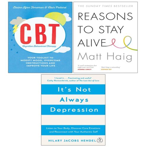 Cognitive Behavioural, Reasons to Stay Alive, It's Not Always Depression 3 Books Set - The Book Bundle