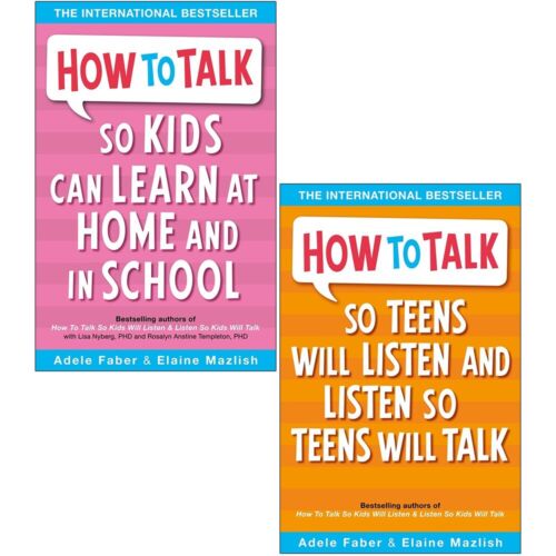 Adele Faber How to Talk Series Collection 2 Books Set | How to Talk so Kids Can - The Book Bundle