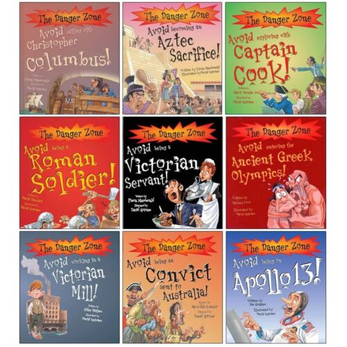 The Danger Zone Collection 9 Books Set Avoid Sailing With Christopher Columbus - The Book Bundle