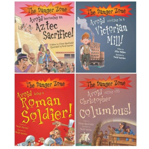 The Danger Zone Collection 4 Books Set Avoid Sailing With Christopher Columbus - The Book Bundle