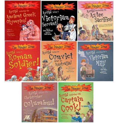 The Danger Zone Collection 8 Books Set Avoid Sailing With Christopher Columbus - The Book Bundle