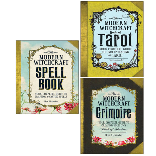 Modern Witchcraft Skye Alexander Collection 3 Books Set Spell,Grimoire, Tarot - The Book Bundle