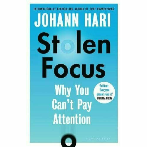 Johann Hari 3 Books Set Lost Connections,Chasing the Scream,Stolen Focus - The Book Bundle