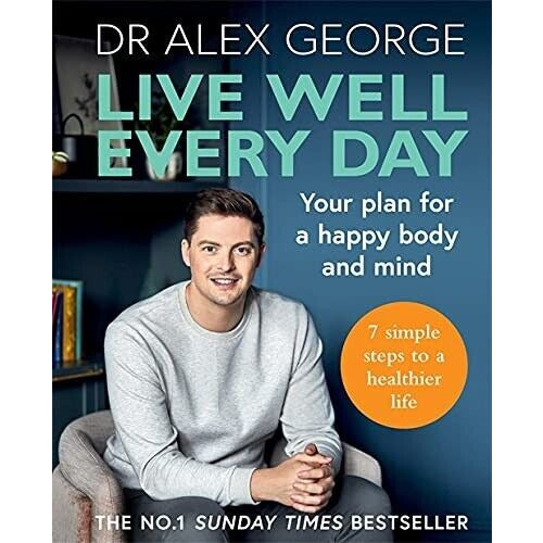 Dr Alex George Collection 2 Books Set Mind Manual, Live Well Every Day - The Book Bundle