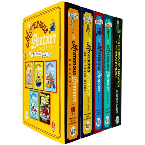 The Mysterious Benedict Society The Complete Series 5 Books Collection Set by Trenton Lee Stewart - The Book Bundle