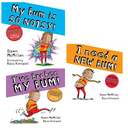 Dawn McMillan The New Bum Series 3 Books Collection Set - The Book Bundle