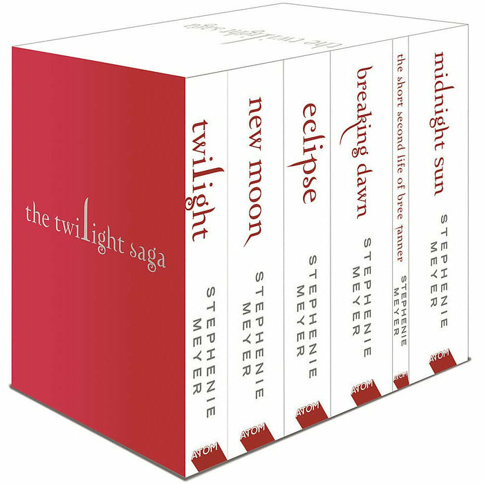 Twilight Saga 6 Book Set (White Cover) Paperback NEW - The Book Bundle