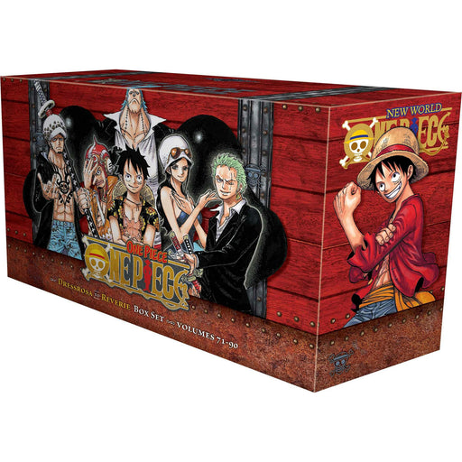 One Piece Box Set 4: Dressrosa to Reverie: Volumes 71-90 with Premium NEW - The Book Bundle