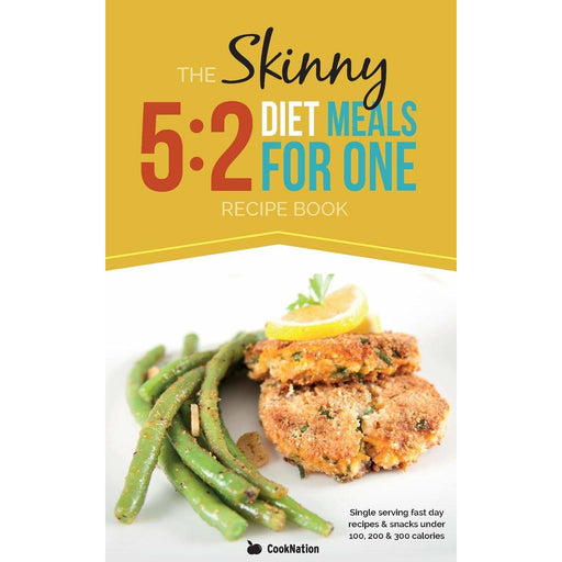 The Skinny 5:2 Diet Meals For One: Single Serving Fast Day Recipes & Snacks Under 100, 200 & 300 Calories Paperback - The Book Bundle