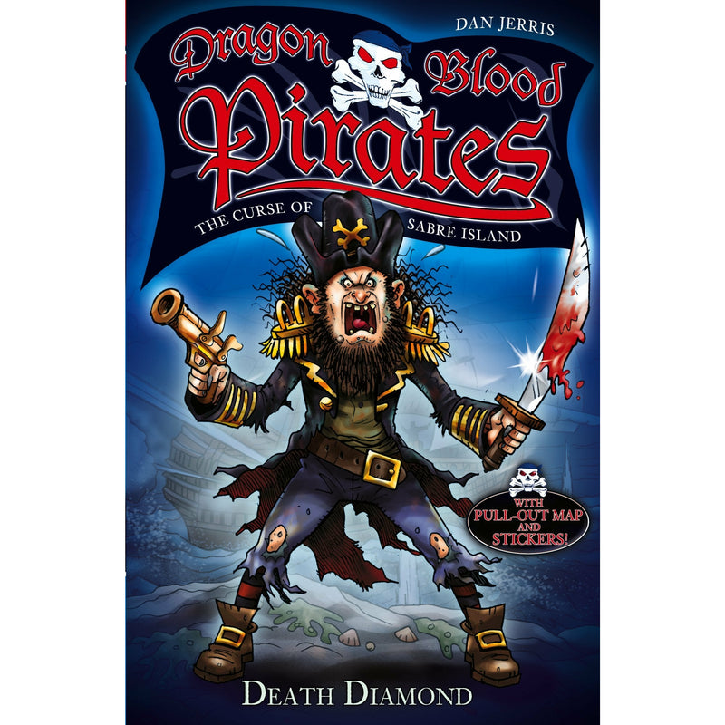 Dragon Blood Pirates Series 6 Books Collection Set by Dan Jerris Death Diamond - The Book Bundle