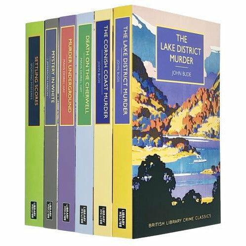 British Library Crime Classics 6 Books Collection Set Cornish Coast Murder NEW - The Book Bundle