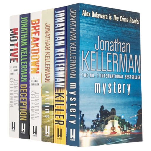 Jonathan Kellerman 6 Books Collection Set (Mystery, Killer, Victims, Breakdown, Deception, Motive) - The Book Bundle