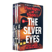Five Nights at Freddy's collection of 3 books by Scott Cawthon, featuring spooky horror stories and colorful cover art.