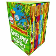 Horrible Geography By Anita Ganeri & Murderous Maths By Poskitt 22 Book Set - The Book Bundle